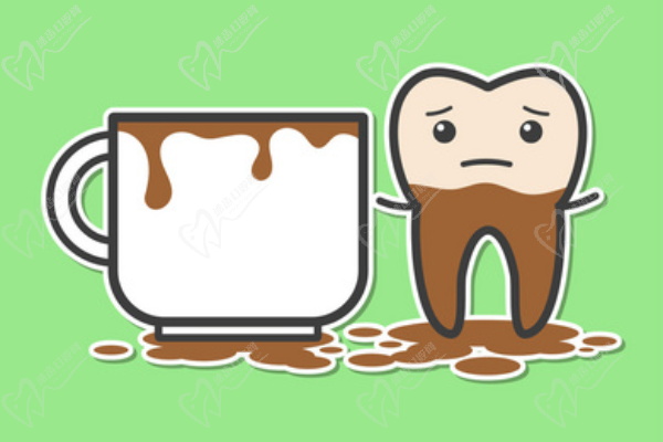 Coffee stains teeth prevention