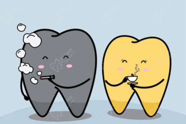 Coffee stains teeth prevention